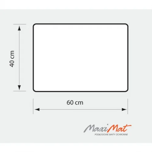 Podkładka DESKPAD na biurko lub stół 40x60cm kolor czarny gr. 1,7mm