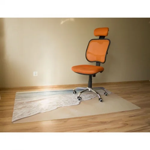 Elastyczna podkładka ochronna pod krzesło 120x180cm gr. 2,2mm ze wzorem 012 - MORZE 