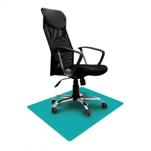 Samoprzylepna mata ochronna pod krzesło fotel podkładka 80x120 cm - Turkusowa